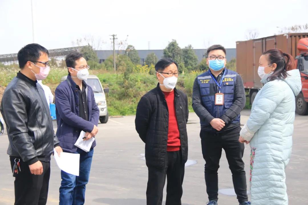 成都市应急管理处周处长 对我司复产安全工作进行指导